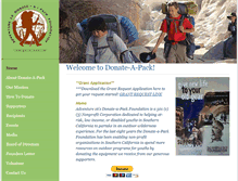 Tablet Screenshot of donateapack.org